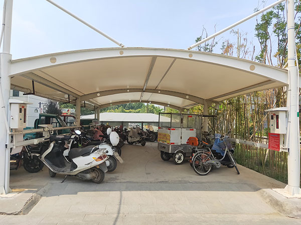 觀(guān)瀾一品小區10路便民充電站安裝現場(chǎng)圖1