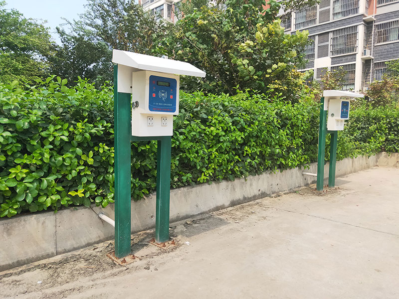 一諾林花小筑2路刷卡智能充電站安裝案例圖2