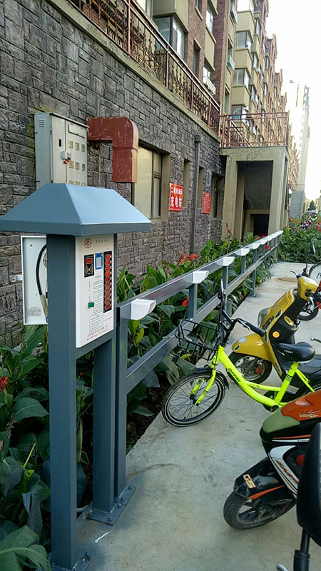昌原龍嘉帝景小區電瓶車(chē)充電站案例現場(chǎng)圖2